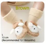 Baby Cartoon Plush Cotton Toddler Shoes - Image 25